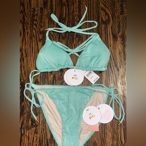 PQ Mint Green Bikini Set